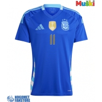 Argentina Angel Di Maria #11 Gostujuci Dres Copa America 2024 Kratak Rukav